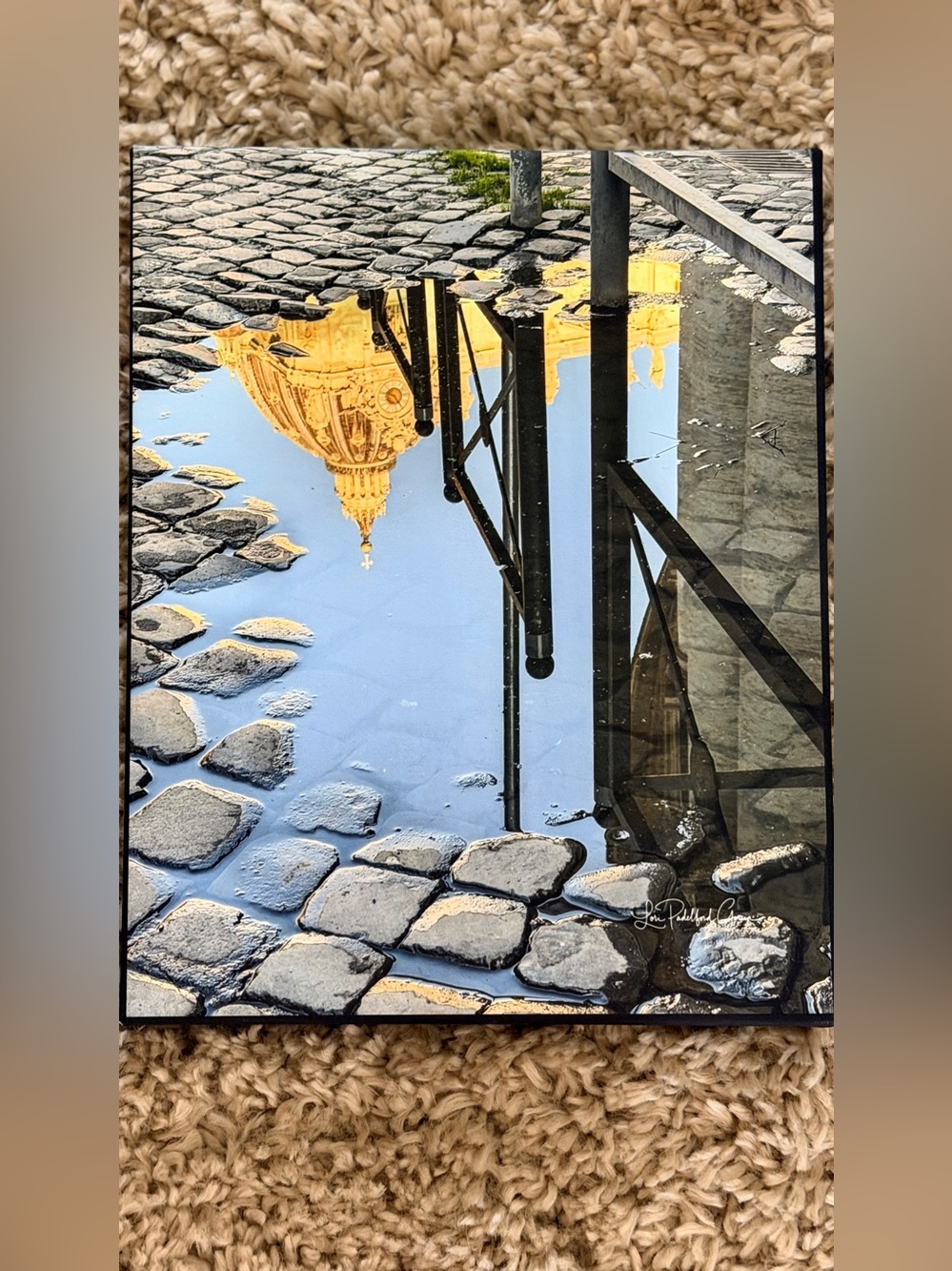 St. Peter’s Basilica Reflection Canvas 11x14 | Vatican Fine Art Photography